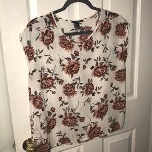 Flower forever 21 shirt